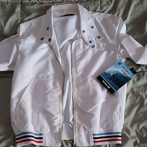 New White wind breaker jacket